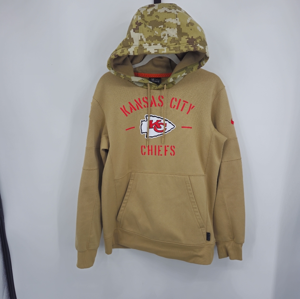 Nike Kansas City Chiefs salute to service military pullover hoodie sweatshirt S